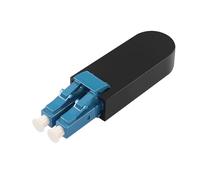 QIANRENON LC Singlemode Adaptateur Loopback en fibre SM 9/125μm LC/UPC optique Patchcord Looper Coupler LC Duplex Connecteur de test fibre pour réseaux à fibre optique Test