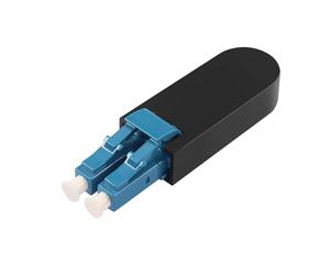 QIANRENON LC Singlemode Adaptateur Loopback en fibre SM 9/125μm LC/UPC optique Patchcord Looper Coupler LC Duplex Connecteur de test fibre pour réseaux à fibre optique Test
