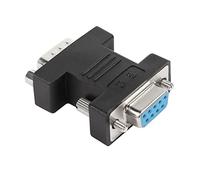 QIANRENON RS232 DB9 Adaptateur connecteur d'extension femelle vers mâle DB 9 broches pour appareils d'interface de communication série, noir