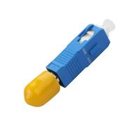 QIANRENON SC Mâle à ST Femelle Monomode Simplex Fibre Adaptateur Connecteur SM 9/125μm SC/UPC à ST/UPC Hybride Fibre Optique Coupleur Convertisseur, pour Patch Cord Pigtail Optical Power Meter