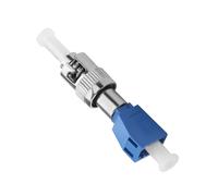 QIANRENON ST à LC Hybride Fibre Optique Coupleur Connecteur SM 9/125μm ST/UPC Mâle à LC/UPC Femelle monomode Fibre Optic Adaptateur, pour Rouge Lumière Stylo Optical Power Meter Cord Pigtail