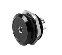 QIANRENON TRS 1/8 Encastré Fileté Fixe Casque Adaptateur 3.5mm Femelle vers Borne à Souder Panneau Montage stéréo Connecteur 3 Pôle Casque Soudure Module, pour Casque, Amplificateur, Mixeur