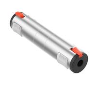 QIANRENON Verrouillage 6,35mm Femelle à Femelle Stéréo Adaptateur Extension Prise Verrouillé 1/4 TRS 6.35mm Jack à Jack Coupleur Verrouiller 3 Pôle 6,35mm Passage Connector,pour Expansion TRS/TS 6,35