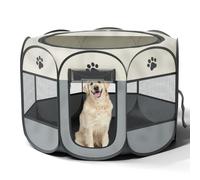 Qianruida Parc Chiot Pliable 90x90x58cm Enclos pour Chat Portable Parc Chien Enclos Parc pour Chiots, pour Petits Animaux