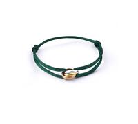 QianSiLi Bracelet Avec Bague Tricolore, Bracelets Porte-bonheur Rouges, Bracelet Rouge Kabbale pour Femme Homme, Bracelets Cadeaux pour Lui et Elle, Réglable,Nylon Acier Inoxydable（Vert）