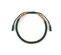 QianSiLi Bracelet Bouddhiste, Handmade: Bracelets Tibetain Femme Homme, Taille Ajustable Bracelet Rouge Porte Bonheur, Bracelet Fil Rouge Unisexe Couples Famille