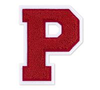 QianSiLi Lettre Thermocollante Textile, Patch Thermocollant Vetement Pour Vestes, Manteaux, Chemises, Sacs, Jeans, Sacs à Dos (11,45cm,Rouge,P)