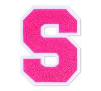 QianSiLi Lettre Thermocollante Textile, Patch Thermocollant Vetement Pour Vestes, Manteaux, Chemises, Sacs, Jeans, Sacs à Dos (11,45cm,Rose,S)