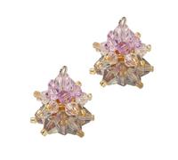 Qiantull Lot de 12 pendentifs en acrylique pour sapin de Noël - Breloques en cristal - Pour bricolage - Accessoires pour la fabrication de bijoux DIY - Colliers - Bracelets - Boucles d'oreilles