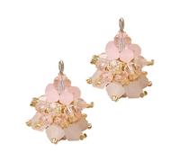 Qiantull Lot de 6 pendentifs en acrylique pour sapin de Noël - Breloques décoratives - Pour bricolage - Bijoux - Accessoires pour la fabrication de bijoux DIY - Colliers - Bracelets - Boucles