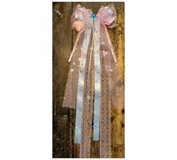 Qiantull Nœud en ruban de satin pour sac d'école, sac à sucre, décoration pour la rentrée des classes, 60 x 20 cm, 16#