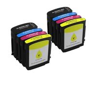 QIANWENSHANWH Cartouche d'encre B-OOM Compatible avec Les imprimantes Officejet Pro 8000, 8500 et 8500A (modèles 940 XL et 940XL).(1BK 1C 1M 1Y)