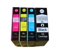QIANWENSHANWH Cartouche d'encre Compatible for C-Non PGI-2500/2500XL, adaptée aux imprimantes M-XIFY IB4080 / MB5080 IB4070 MB5070(4PK-BK C M Y)