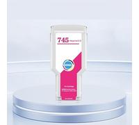 QIANWENSHANWH Cartouche d'encre Compatible H*W.Forever 745 300 ML for imprimante D-signJet Z2600 Z5600 (Puce pigmentée).(HP745 -M- 300ML)