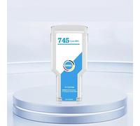 QIANWENSHANWH Cartouche d'encre Compatible H*W.Forever 745 300 ML for imprimante D-signJet Z2600 Z5600 (Puce pigmentée).(HP745 -C- 300ML)