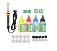 QIANWENSHANWH Kit de Recharge de Cartouche de Toner + 4 puces for imprimantes LaserJet Pro Couleur H-/*P CE320A 128a CP1525N 1525NW CM1415FN 1415FNW