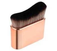 Qianyu Brosse autobronzante sans soleil pour le corps, faux bronzant, pinceaux de maquillage pour les jambes, pinceau fin, outil d'application pour kabuki visage spray bronzant mousse