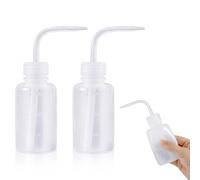 Qianyu Lot de 2 flacons de lavage de sécurité de 150 ml - Outils d'arrosage économiques en plastique avec étiquettes pratiques à ouverture étroite pour le nettoyage médical des plantes grasses