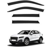 QiaoCL Deflecteurs d'air pour Audi Q2 MK1 2018-2024, Déflecteurs Vent deflecteur Voiture Avant ArrièRe Pare-Pluie Pare-Soleil Vitres aériens