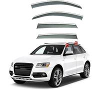 QiaoCL Deflecteurs d'air pour Audi Q5 8R 2008-2017, Déflecteurs Vent deflecteur Voiture Avant ArrièRe Pare-Pluie Pare-Soleil Vitres aériens
