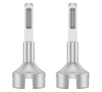 QIAOG 1/2Pcs Foret à tige de terre lourd en acier forgé Diamètre intérieur 21 mm Marteau haute dureté carré SDS Tige,114
