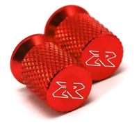 QIAOG Bouchons de Valve de Pneu de Roue en Aluminium CNC, Couvercle hermétique Compatible avec GSXR 600 750 1000 GSX-R 600 750 1000 125 150 1998-2023(Red)