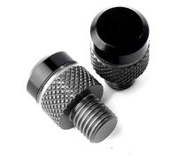 QIAOG Compatible avec GSXS 750 GSX-S 750 GSX S750 GSXS 1000 GSXS125 150 950 CNC, Trou de rétroviseur de Moto, Bouchon de vis, Couvercle de boulons(Grey)