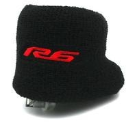 QIAOG Couvercle de Chaussette de réservoir de Frein d'huile de Liquide Avant de Moto, Compatible avec YZF-R6 2000-2023 YZF R6 YZF600 2006 2007 2008 2009 Toutes années