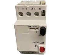 QIAOG Démarreur manuel for moteur 140A-C2A-C10, disjoncteur de protection 6,3-10 A, triphasé, sur rail DIN,1225