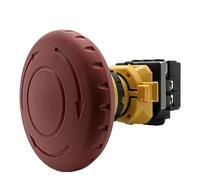 QIAOG Interrupteur d'arrêt d'urgence Red Mushroom série XW1E for le démarrage et l'arrêt rapides des machines équipements électriques industriels,0415