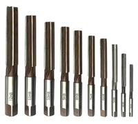 QIAOG Jeu d'alésoirs manuels haute vitesse de 3 à 16 mm, outil fraisage précision tige droite H8 9SiCr,119