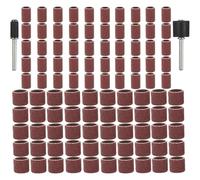 QIAOG Kit de ponçage for tambour, grain 80, 120, 180, 11/102 pièces, for mini-meuleuses d'angle électriques, mandrins,1130