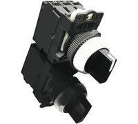 QIAOG Lot de 10 sélecteurs commande industriels M22-WK-K10, 2 positions, 1 NO, à réarmement automatique, sélecteur momentané modulaire,0420