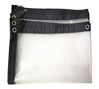 QIAOH Bâche Imperméable Exterieur 3x7m, Bâche pour Pergola Et Tonnelle Transparente PE Bâche Transparente Plastique TarPE Camping pour Le Jardin, Terrasse, Serre,Voiture, Barbecue