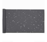 QIAOH Brise Vue pour Balcon 50cm x 100cm, Brise-Vue Gris, Brise Vue Jardin, Et Doté D'anneaux Métalliques Antirouille, Pare Vue Balcon Feuillage, avec Attaches De Câble Et Cordons