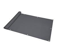 QIAOH Brise-Vue pour Balcon 75cm x 1000cm, Pare-Vue Brise Vue, Résistant Aux UV, Aux Déchirures Et Au Vent Protection Contre Le Vent Protection Visuelle avec Oeillets Et Cordons