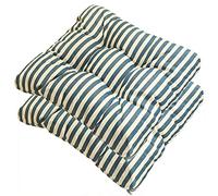 QIAOH Coussins De Chaise Lot de 2, Coussins D'assise Confortable, Coussins D'extérieur Home Décoration, Coton Lin Tatami Coussin De Sol, Coussins pour Chaise
