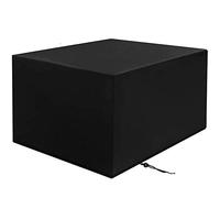 QIAOH Housse De Protection Imperméable pour Meubles De Jardin 420D 150x150x75cm, Bache Salon De Jardin, Tissu Oxford Résistant Aux UV pour Chaise De Table, Canapé
