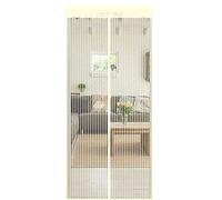 QIAOH Magnétique De Porte 85x200cm, Aimantée Moustiquaire Fenetre, Aimant Rideau en Maille Mouche, Ferment Automatiquement pour Couloirs Portes Patio Été