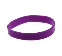 Qiaohome Bracelet élastique tendance en caoutchouc de silicone bleu foncé, Caoutchouc de silicone