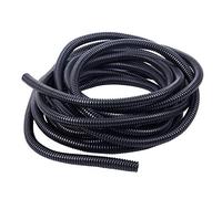 Qiaohome Conduit de métier à tisser en fil divisé de 20 pieds Tube en polyéthylène Tube de couleur noire Diamètre interne de 10 mm
