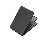 Qiaohome Coque ultra fine en métal pour permis de conduire, carte d'identité, carte de crédit, pour documents de conduite de voiture (noir), Noir
