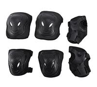 Qiaohome Coussinets de protection pour genoux et coudières - Coussinets de protection de sécurité pour équipement de protection de patinage pour adultes