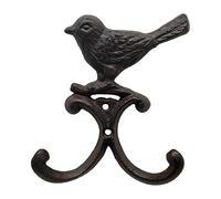 QIAOIDEA Crochets muraux en fonte antique vintage en forme d'animal - Décoration intérieure ou extérieure - Pour maison, jardin, campagne, ferme, garage, crochets muraux rustiques pour accrocher
