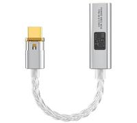 QIAOLIDA Amplificateur auditif de type C avec double puce CX31993 MAX97220 pour musique HiFi 32 bits 384 kHz et sortie 3,5 mm