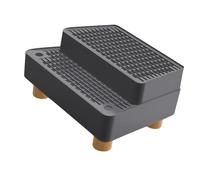 QIAOLIDA Panier à déchets intelligent à deux couches pour réduire la dispersion des déchets et fournir un accès contrôlé avec la technique anti-glissement