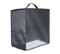 QIAOLIDA Sorbetière transparente à l'avant avec panneau en PVC transparent pour une identification rapide en polyester permanent étanche