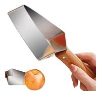 Qiaonan Coupe-Pastèque Triangulaire | Triangle Ergonomique Avec Manche En Bois | Trancheuse À Fruits | Adapté Pour Cuisine, Camping, Pique-Nique, Restaurant, Magasin De Primeurs, Cantaloup Et Ananas