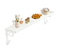 Qiaonan Étagère de Radiateur,Support en Fer pour Dessus | Gain de Place Couverture de Rangement pour Radiateur,pour Maison Appartement Chambre Salon Salle De Bain Cuisine