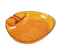 Qiaonan Plateau De Service Pour Dumplings,Plat De Cuisine Réutilisable Avec Compartiments,Assiette À Apéritif Pour Le Dîner Avec Soucoupe À Sauce | Pour Pâtes, Fruits, Snacks, Légumes, Apéritifs De